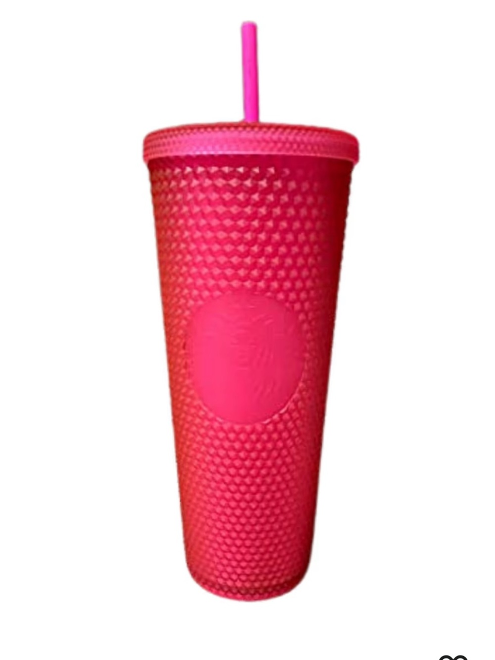 🌺Starbucks Summer 2021 Limited Edition Hot Pink Studded Tumbler 24 ounce